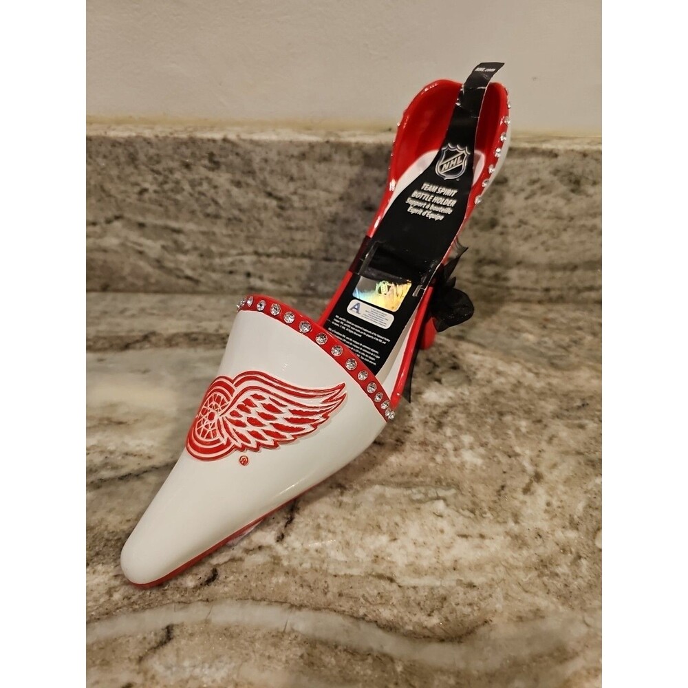 Team Spirit Bottle Holder NHL Detroit Red Wings High Heel Licensed Unused